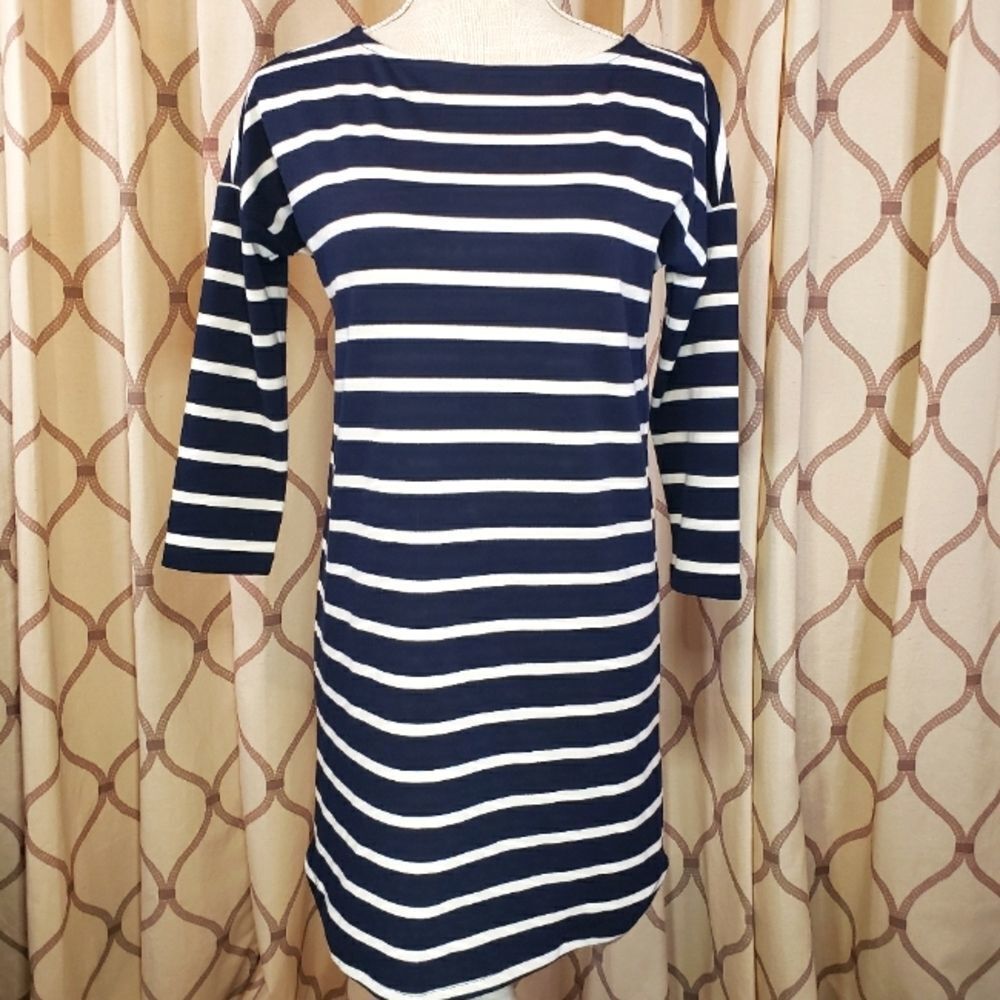 BB Dakota Dress Striped in Blue and White Women's Size XSmall